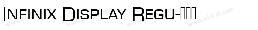 Infinix Display Regu字体转换
